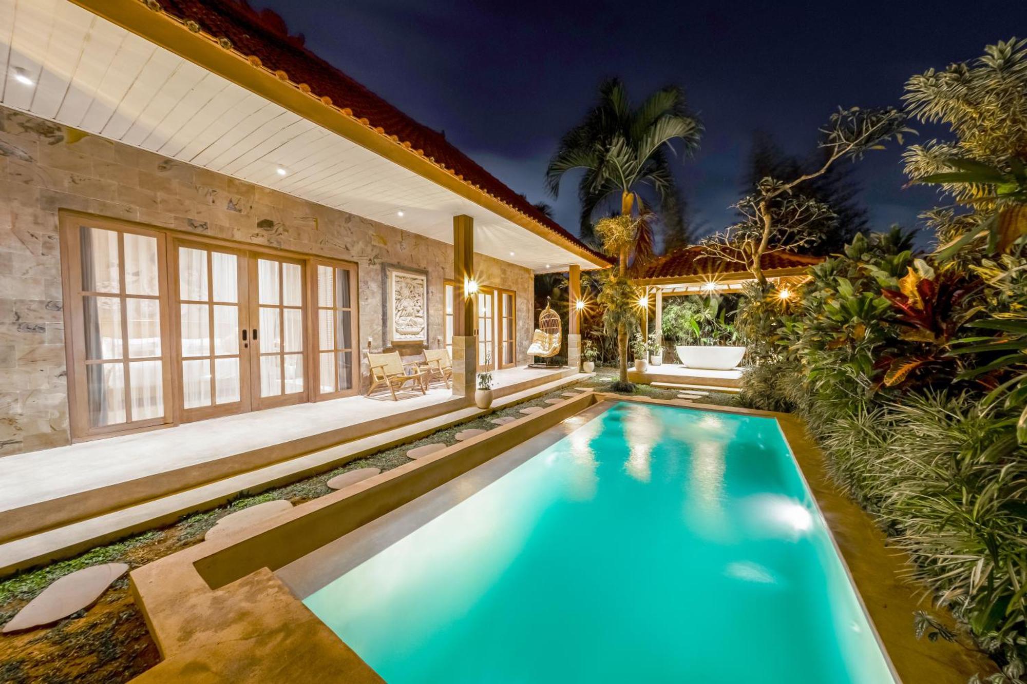 Nyaman Villas By Evdekimi Ubud エクステリア 写真