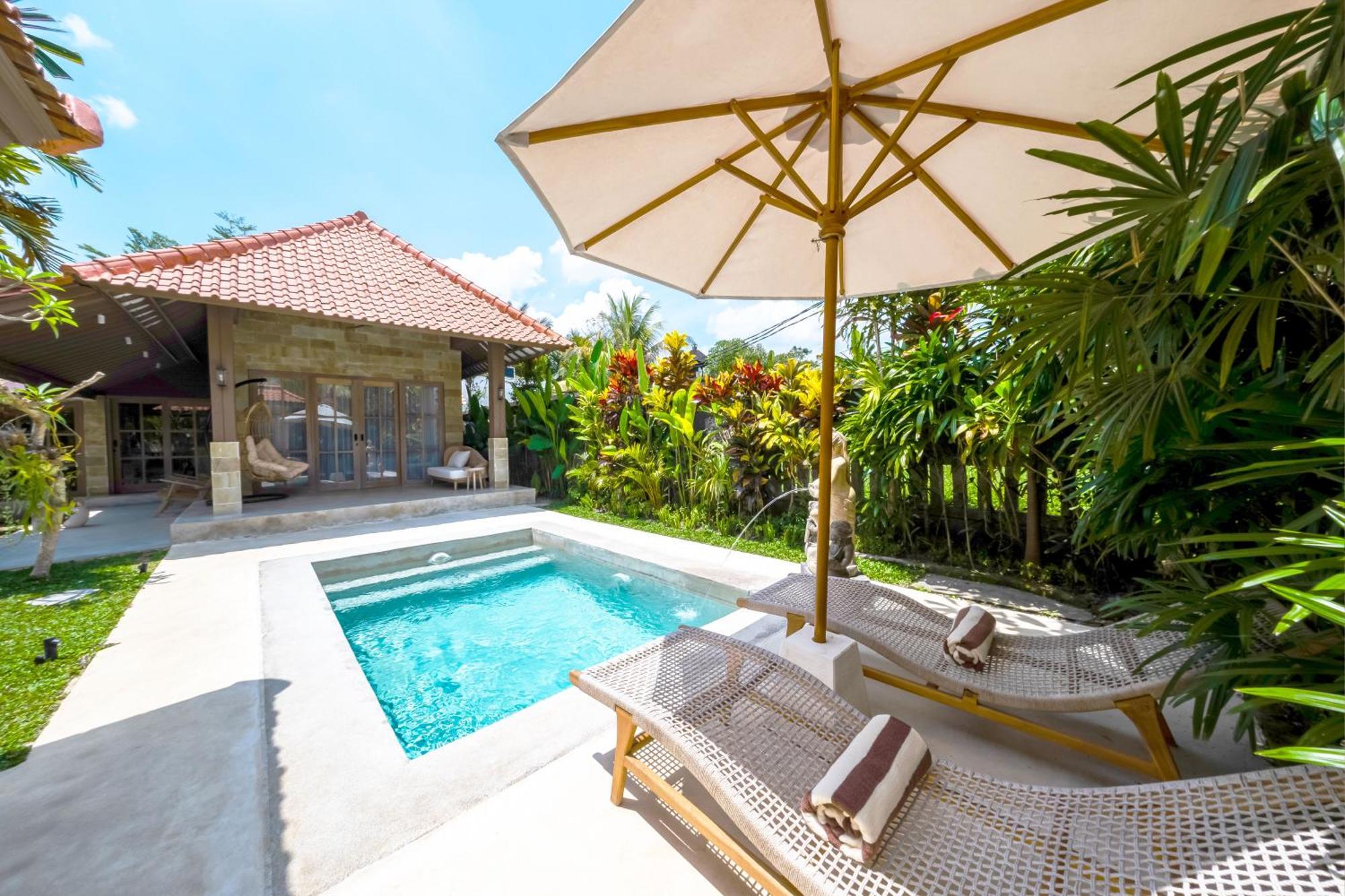 Nyaman Villas By Evdekimi Ubud エクステリア 写真